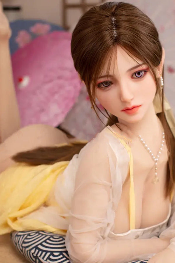 160cm/5ft3 D-cup Chinese Silicone Head Sex Doll - Wennie - BestDollForYou