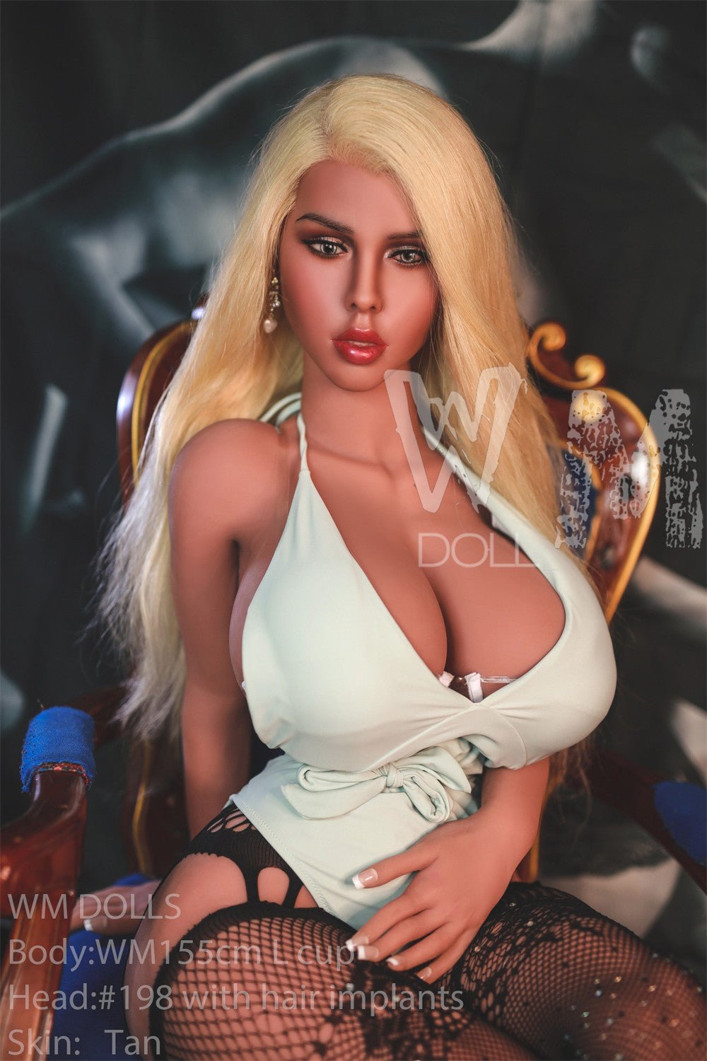 155cm/5ft1 L-cup Fuckable Tits Thick TPE Lady Sex Doll with 