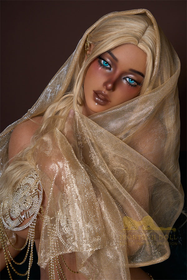 EU In Stock - 164cm/5ft5 F-cup Silicone Sex Doll - B2 Dark Tanned - 我的商店