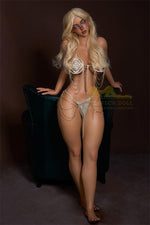 164cm/5ft5 F-cup Silicone Sex Doll - B2 Dark Tanned - BestDollForYou