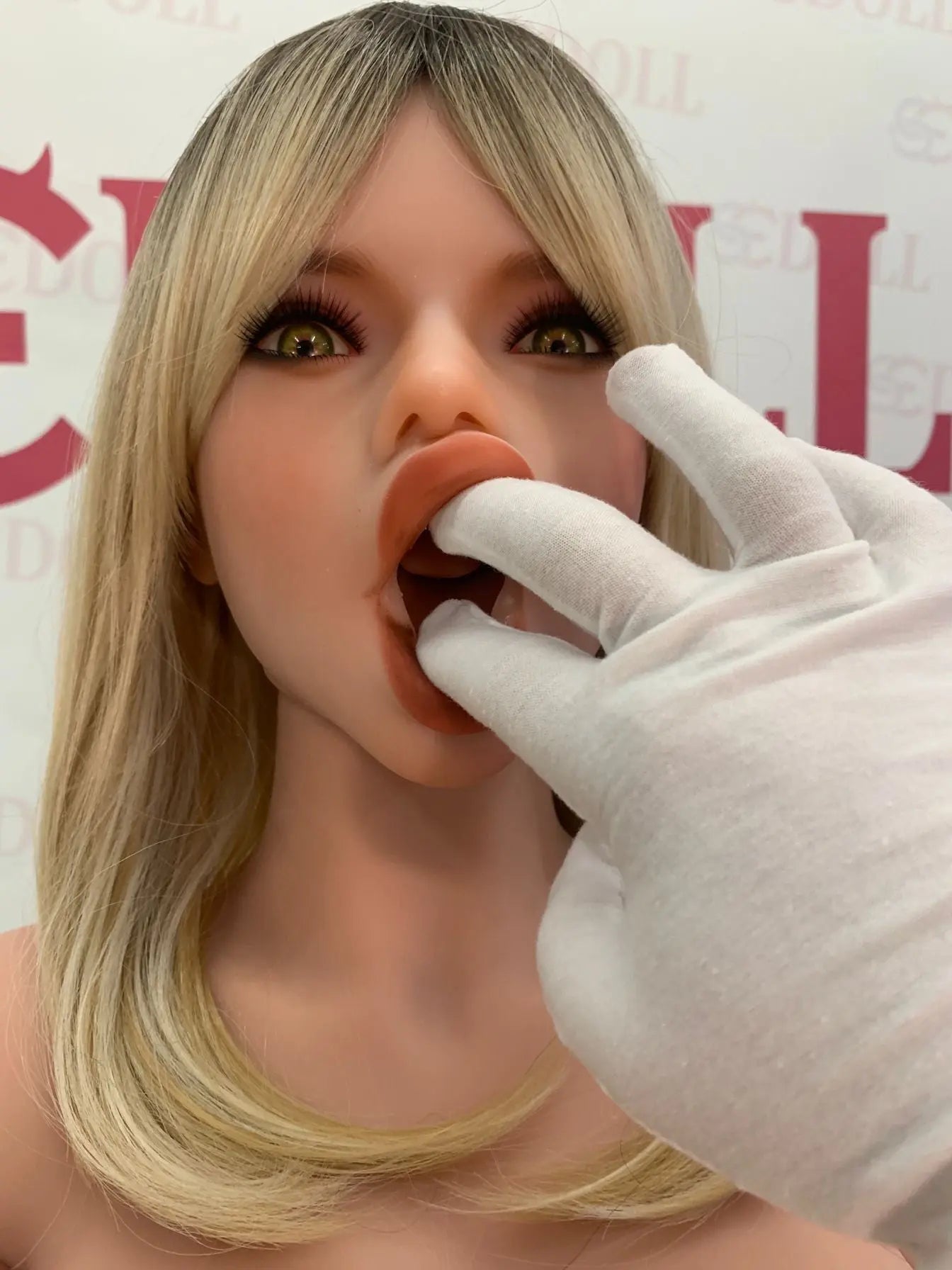 US In Stock - 157cm/5ft2 H-cup Beautiful Realistic STPE Sex Doll -  Head 