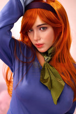 167cm/5ft6 E-Cup Japanese Redhead Big Tits Silicone Sex Doll - S42 - BestDollForYou