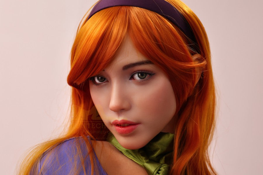 167cm/5ft6 E-Cup Japanese Redhead Big Tits Silicone Sex Doll - S42 - BestDollForYou