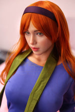 167cm/5ft6 E-Cup Japanese Redhead Big Tits Silicone Sex Doll - S42 - BestDollForYou