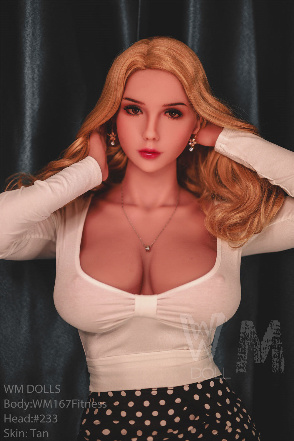 167cm/5ft6 F-cup Fitness TPE Sex Doll with 