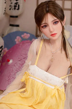 160cm/5ft3 D-cup Chinese Silicone Head Sex Doll - Wennie - BestDollForYou