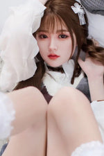 150cm/4ft11 D-cup Japanese Silicone Head Sex Doll -  A35 Sora - BestDollForYou