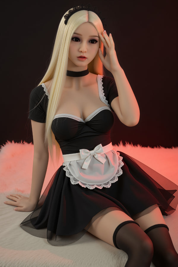 US In Stock - 148cm/4ft10 F-Cup Blonde TPE Sex Doll 