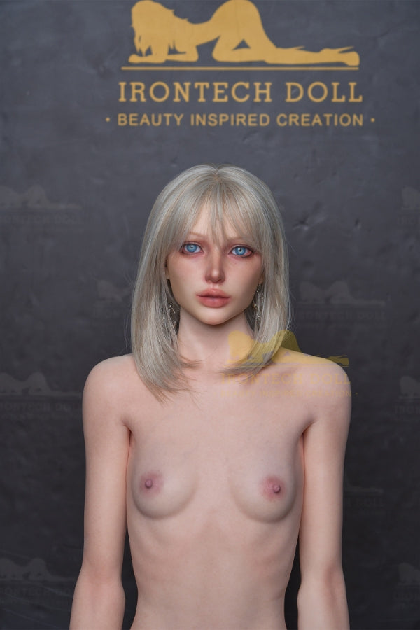 [Natural Optimized Series] 161cm/5ft3 Minus A-Cup Full Silicone Sex Doll 161M - Bailey, Head B1 - BestDollForYou