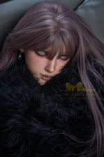 169cm/5ft7 C-Cup Purple Hair Silicone Sex Doll S9 - BestDollForYou