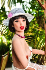 US In Stock - 158cm/5ft2 A-Cup Small Tits TPE Sex Doll with 