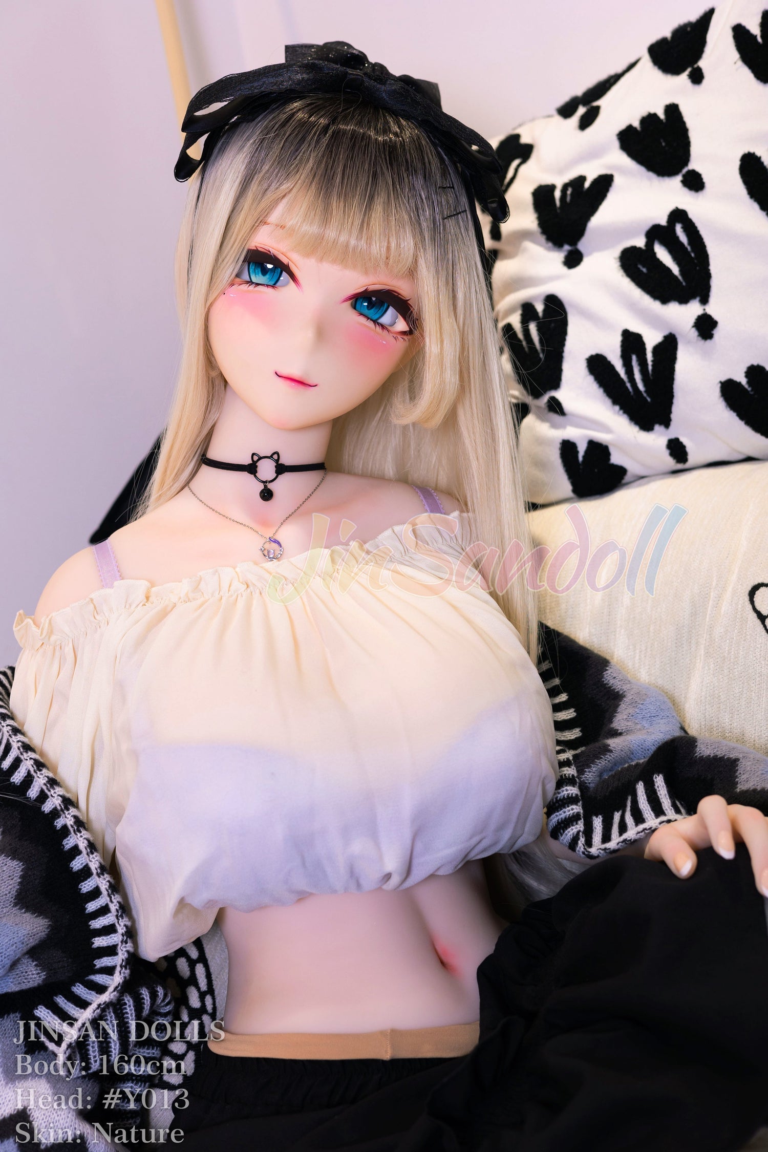 160cm/5ft3 I-Cup Anime Cute TPE Sex Doll with 