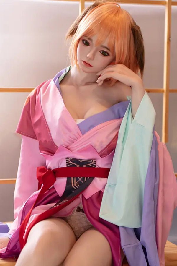 150cm/4ft11 D-cup Japanese Silicone Head Sex Doll -  Yui - BestDollForYou