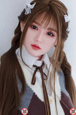 150cm/4ft11 D-cup Japanese Silicone Head Sex Doll -  A35 Sora - BestDollForYou