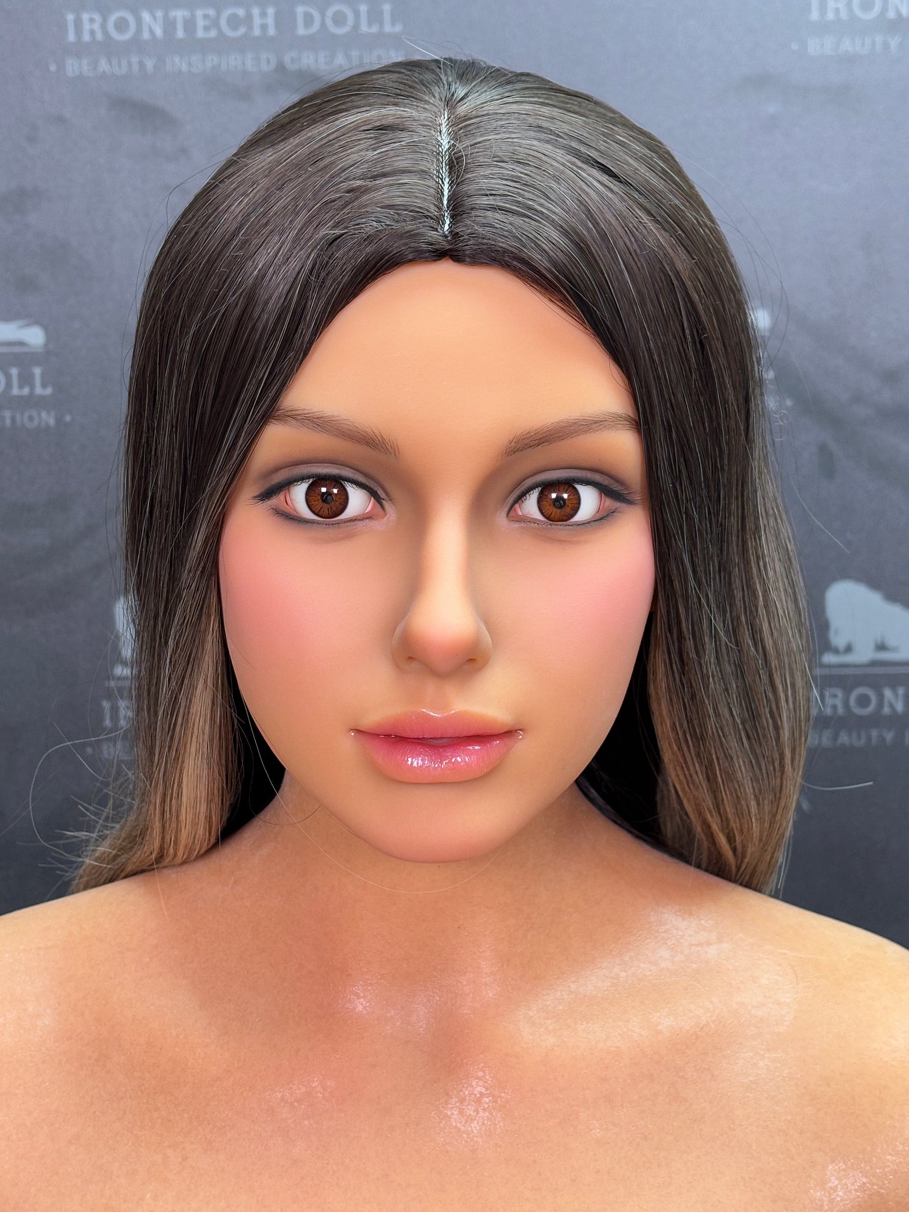 EU In Stock - 164cm/5ft5 Big Boobs F-cup Silicone Sex Doll - S17 Luna Dark Tanned - 我的商店