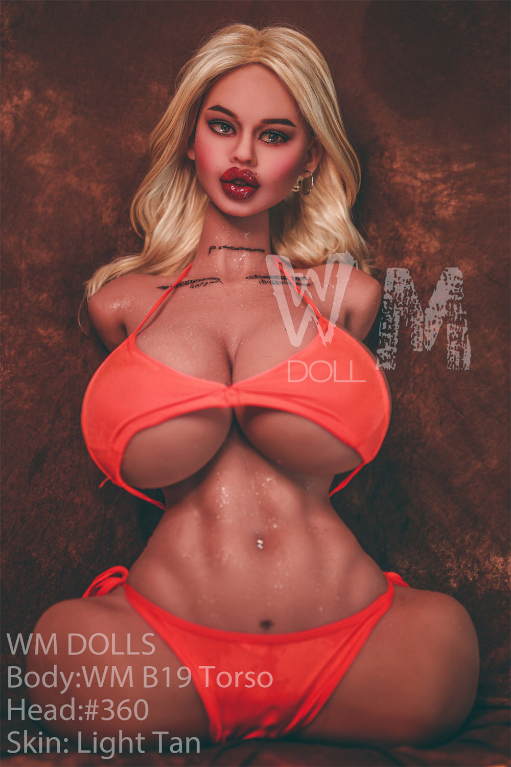 70cm/2ft4 Fuckable Tits Torso Sex Doll with 