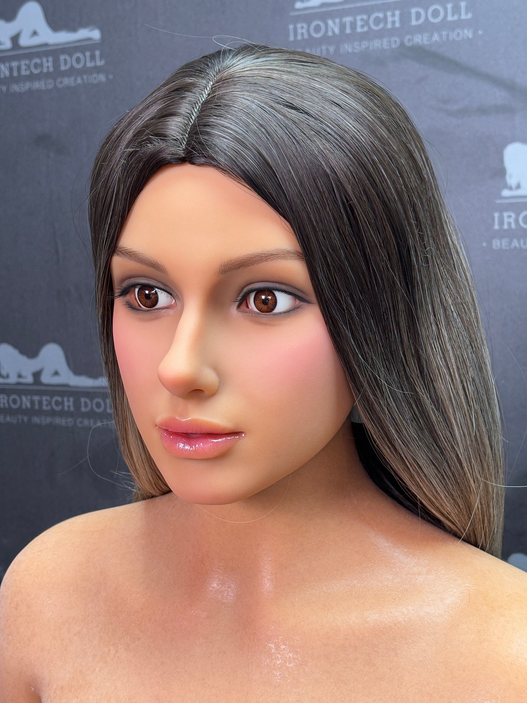 EU In Stock - 164cm/5ft5 Big Boobs F-cup Silicone Sex Doll - S17 Luna Dark Tanned - 我的商店