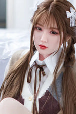 150cm/4ft11 D-cup Japanese Silicone Head Sex Doll -  A35 Sora - BestDollForYou