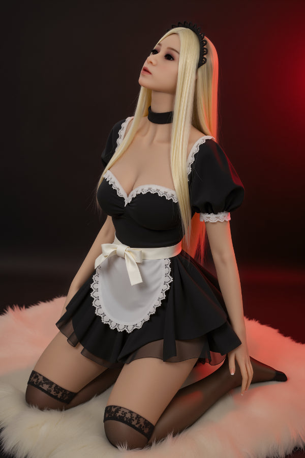 US In Stock - 148cm/4ft10 F-Cup Blonde TPE Sex Doll 