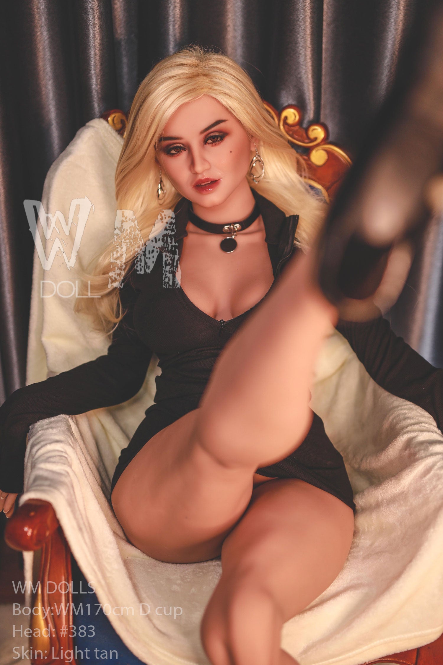 170cm/5ft5 D-cup Blonde TPE Sex Doll with 