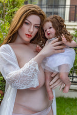 US In Stock - 161cm/5ft3 H-cup Real Skin Texture Silicone SSBBW Sex Doll - Amy - 我的商店