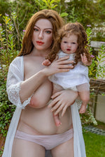 US In Stock - 161cm/5ft3 H-cup Real Skin Texture Silicone SSBBW Sex Doll - Amy - 我的商店