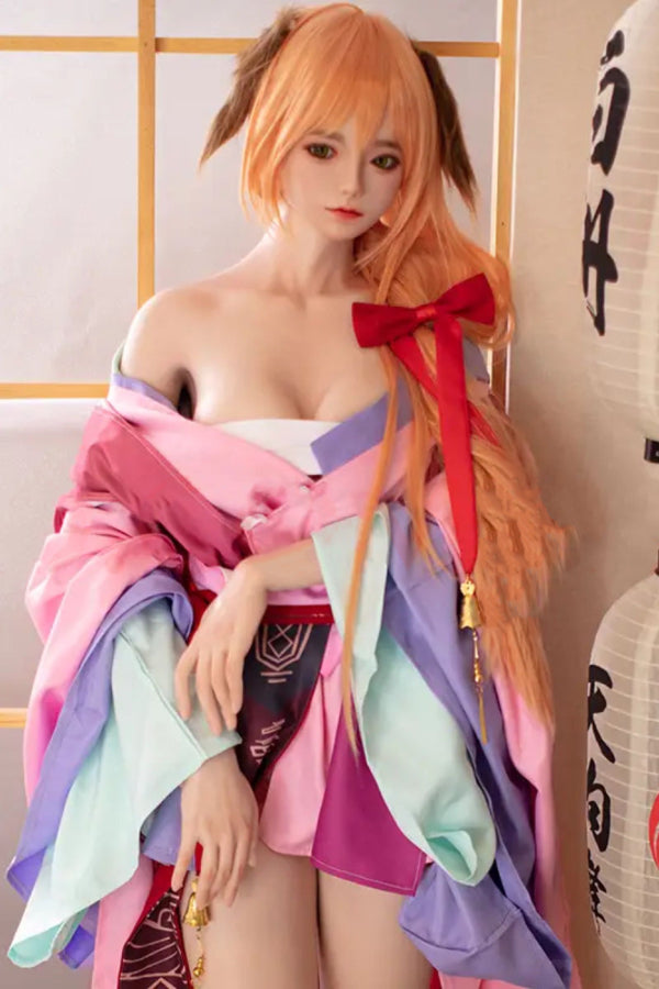 150cm/4ft11 D-cup Japanese Silicone Head Sex Doll -  Yui - BestDollForYou