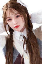 150cm/4ft11 D-cup Japanese Silicone Head Sex Doll -  A35 Sora - BestDollForYou