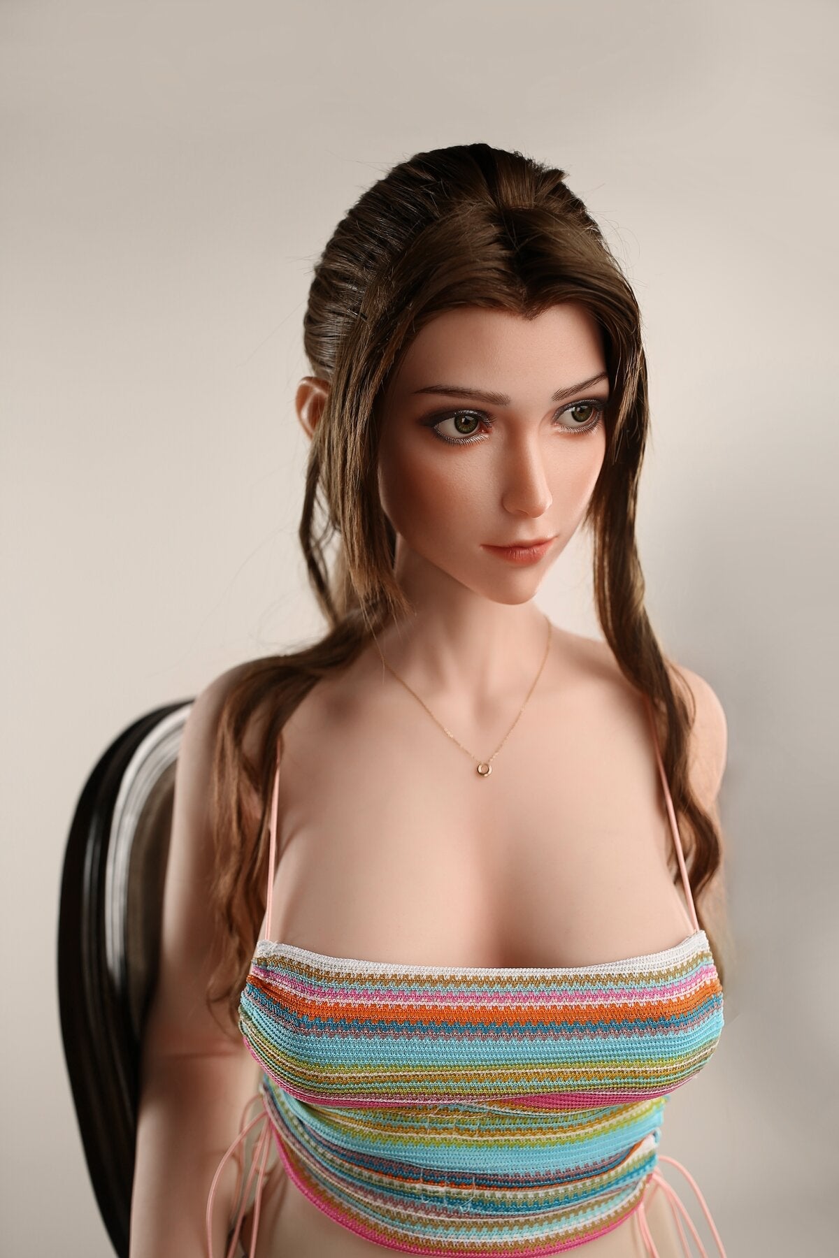US In Stock - 160cm/5ft3 D-cup Silicone Head Sex Doll C25S - Alice White - 我的商店