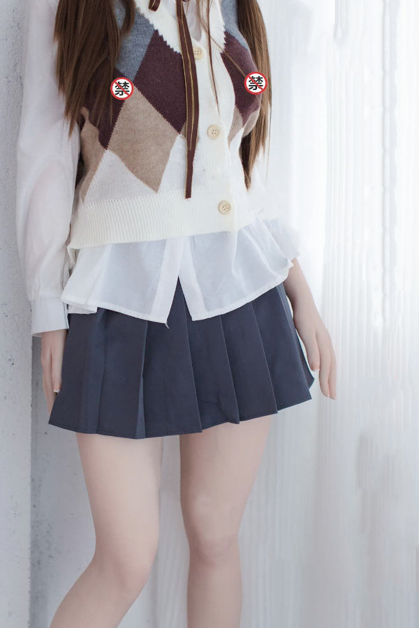 150cm/4ft11 D-cup Japanese Silicone Head Sex Doll -  A35 Sora - BestDollForYou