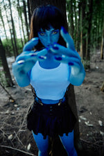 🔹CLM Classic🔹158cm Myrtice B-Cup Alien Blue Skin Anime Sex Doll Tifa Makeup (Avatar-Blue) - BestDollForYou