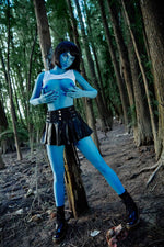 🔹CLM Classic🔹158cm Myrtice B-Cup Alien Blue Skin Anime Sex Doll Tifa Makeup (Avatar-Blue) - BestDollForYou