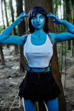 🔹CLM Classic🔹158cm Myrtice B-Cup Alien Blue Skin Anime Sex Doll Tifa Makeup (Avatar-Blue) - BestDollForYou