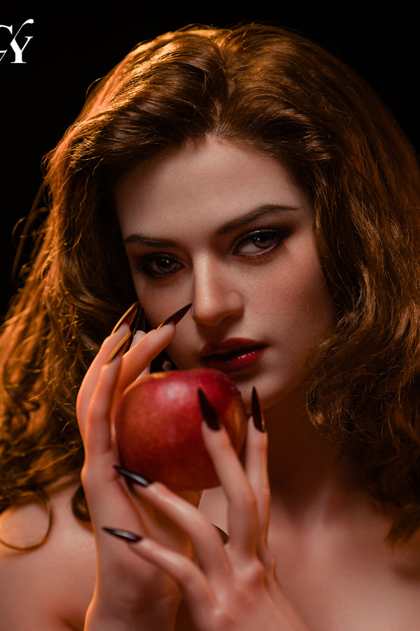 176cm/5ft9 E-Cup Real Skin Texture Silicone Head Sex Doll - Beatrice Red Head  - Natural Skin - BestDollForYou