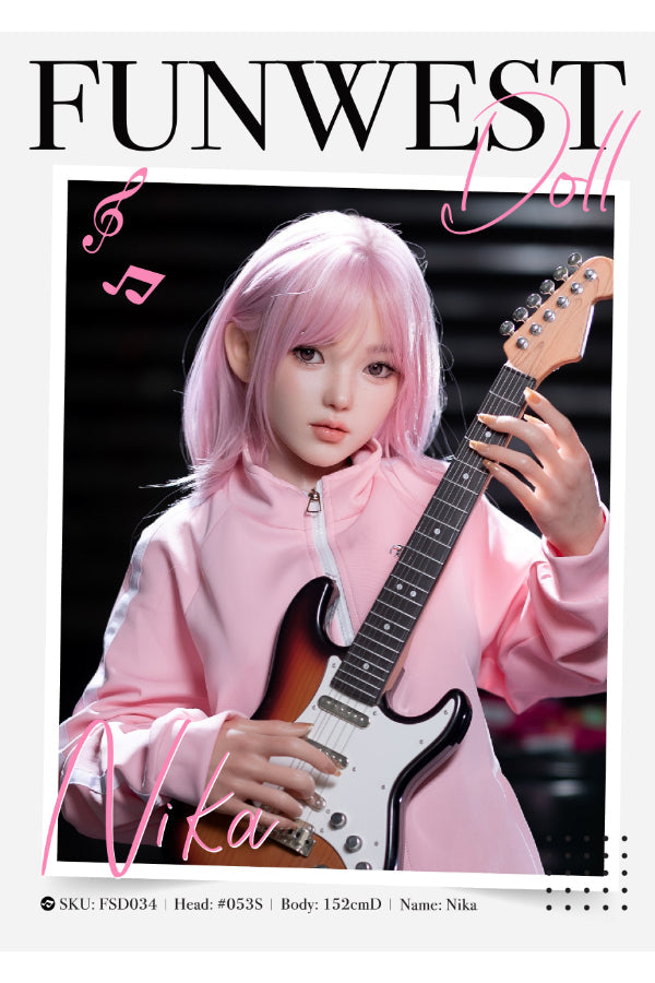 152cm/4ft11 D-cup Anime Silicone Sex Doll FSD034 