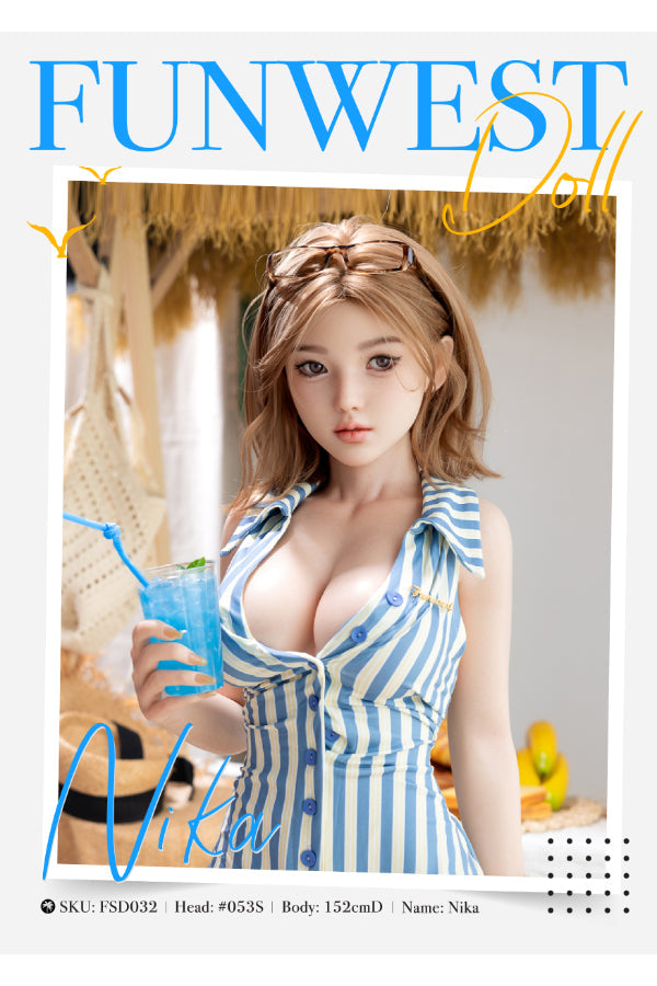 152cm/4ft11 D-cup  Asian Silicone Sex Doll FSD032 