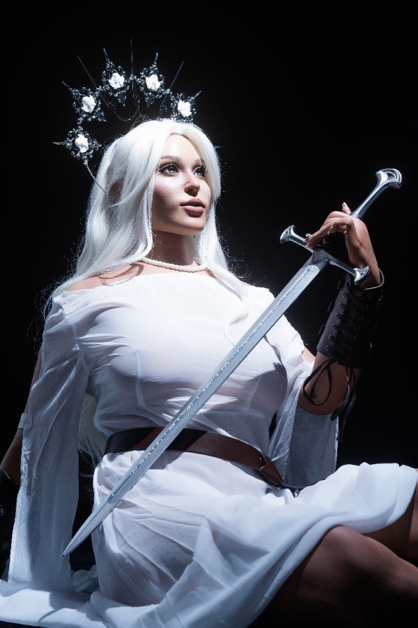 165cm/5ft5 D-cup Tanned Skin European Silicone BBW Sex Doll ID4S ROS Head - Selena-2 - 我的商店