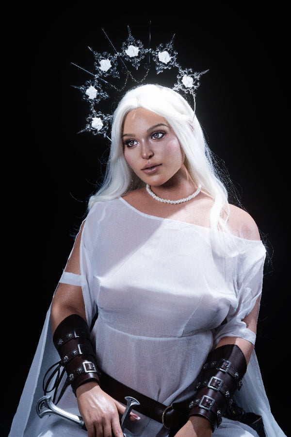 165cm/5ft5 D-cup Tanned Skin European Silicone BBW Sex Doll ID4S ROS Head - Selena-2 - 我的商店