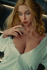 169cm/5ft7 F-cup Blonde Full Silicone Sex Doll - 722 - 我的商店