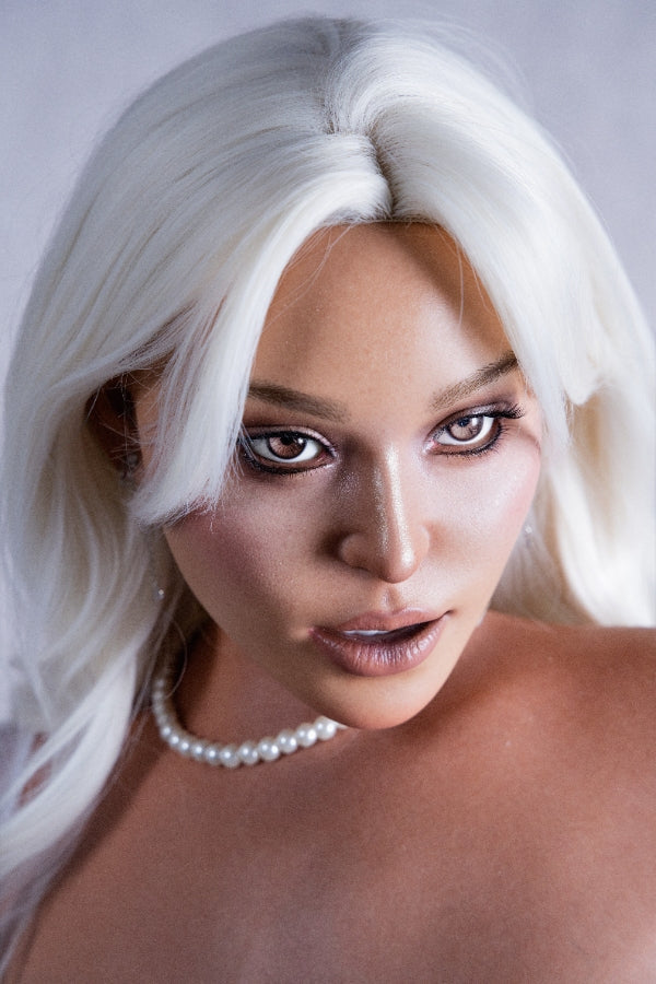 165cm/5ft5 D-cup Tanned Skin European Silicone BBW Sex Doll ID4S ROS Head - Selena-2 - 我的商店