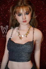 160cm/5ft3 A-cup Blonde Sex Doll with Silicone Head - LS