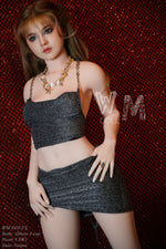 160cm/5ft3 A-cup Blonde Sex Doll with Silicone Head - LS