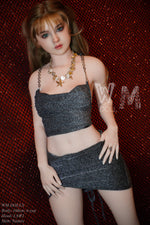 160cm/5ft3 A-cup Blonde Sex Doll with Silicone Head - LS