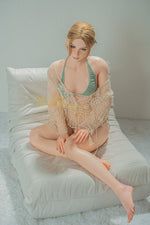 162cm/5ft4 A-Cup Lifelike blonde Silicone Love Doll - S17 Luna - BestDollForYou