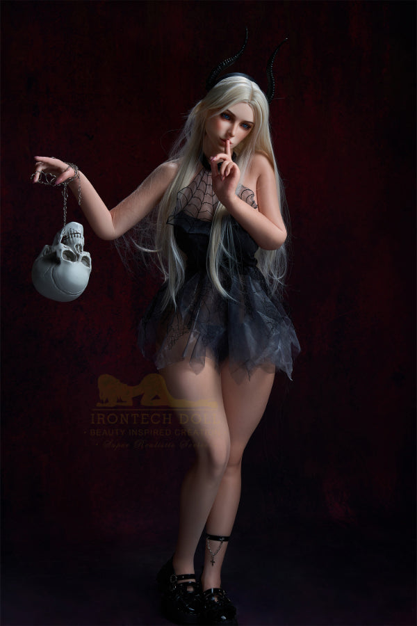 EU In Stock - 164cm/5ft5 F-cup Silicone Sex Doll - B1 Halloween - 我的商店