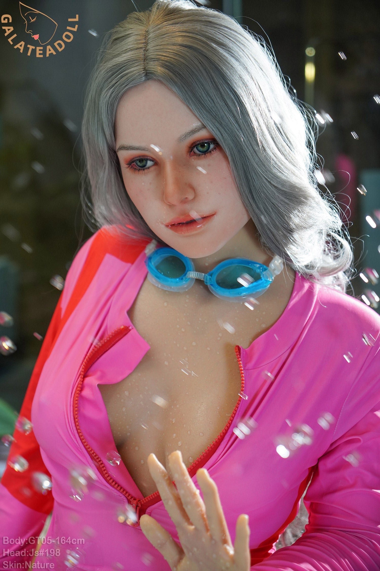 164cm/5ft5 D-Cup Real Skin Texture Silicone Sex Doll GT05 ¨C JS198 Nature - 我的商店