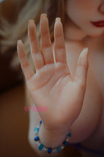 158cm/5ft2 F-Cup Blonde Silicone Sex Doll 