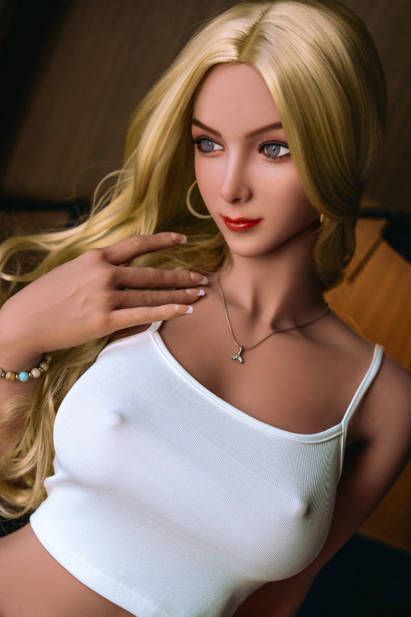 157cm/5ft2 E-Cup Blonde TPE Sex Doll 