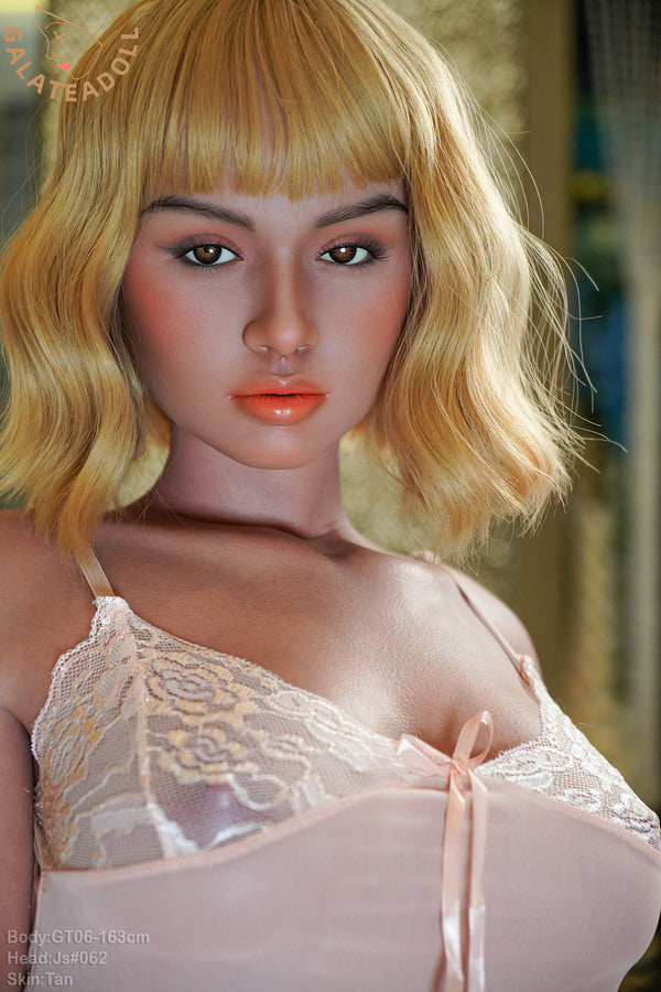 163cm/5ft4 E-cup Real Skin Texture Silicone Sex Doll GT06 – JS062 Tan