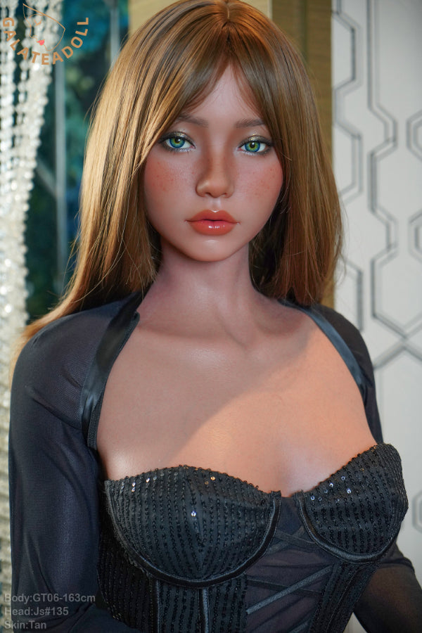163cm/5ft4 E-cup Real Skin Texture Full Silicone Sex Doll GT06 ¨C JS135 Tan - 我的商店